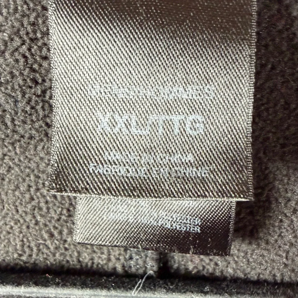 The North Face Mens Apex Bionic Softshell Vest Black XXL Full Zip Fleece Lined